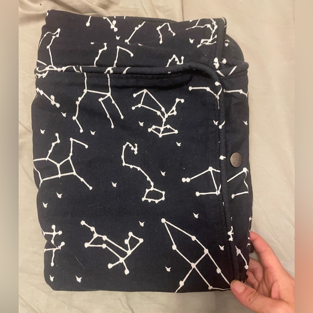 100% Cotton Molly Mutt Small Kennel Cover - Rocketman 24” x 18” x 21”